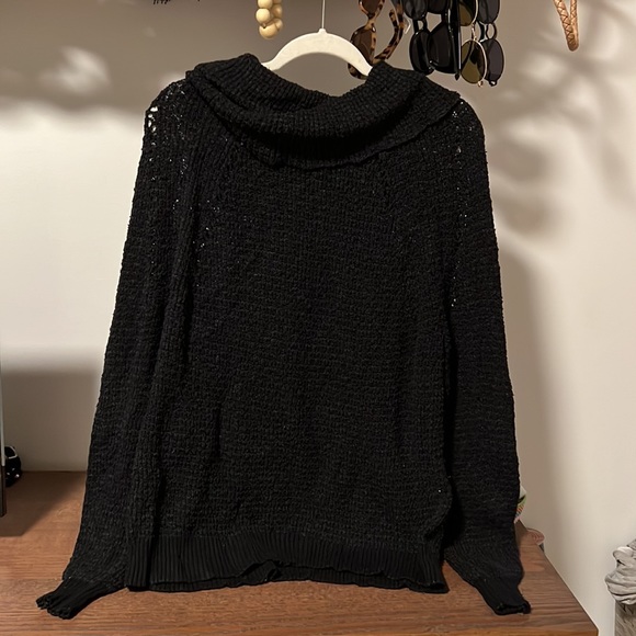 Free People Black Knit Sweater - Picture 2 of 4